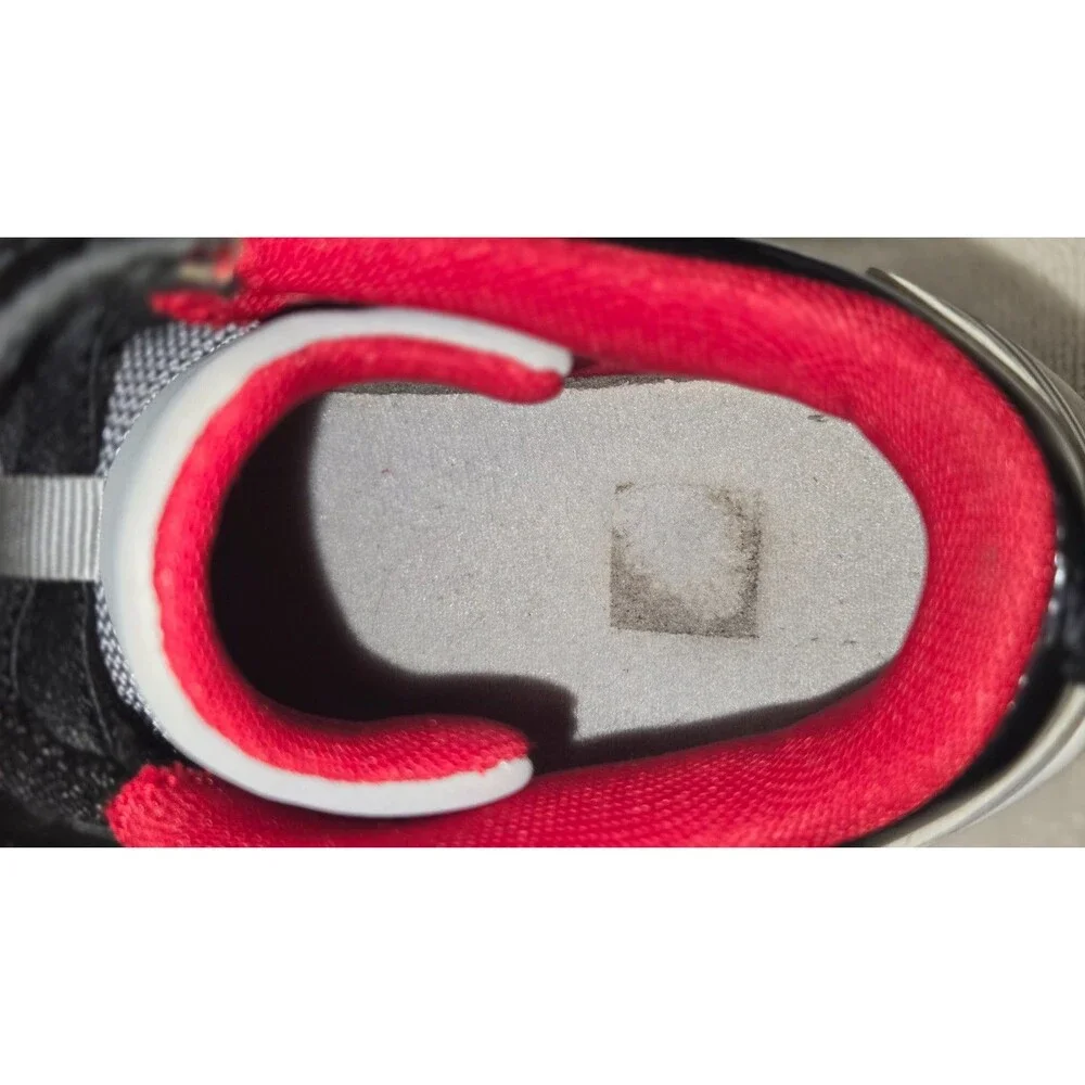 Nike Air Jordan Black White Red Kids 12C EUC